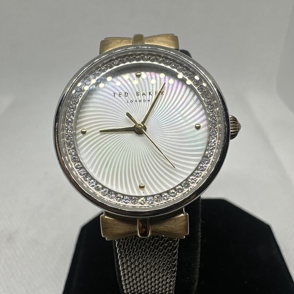 Ted Baker TE50268001 Women's Watch Mother of Pearl Dial Silver Mesh Bracelet